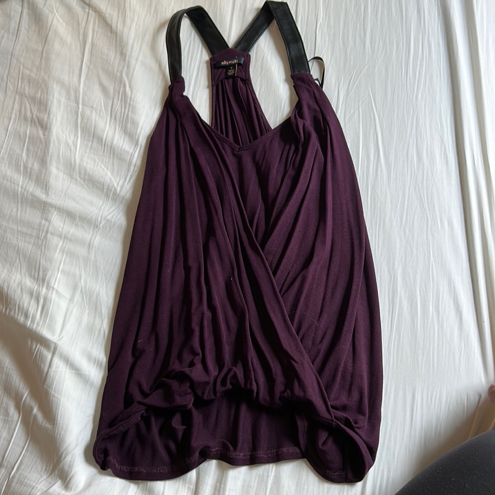 NWT Ella Moss Bordeaux Racerback Tank